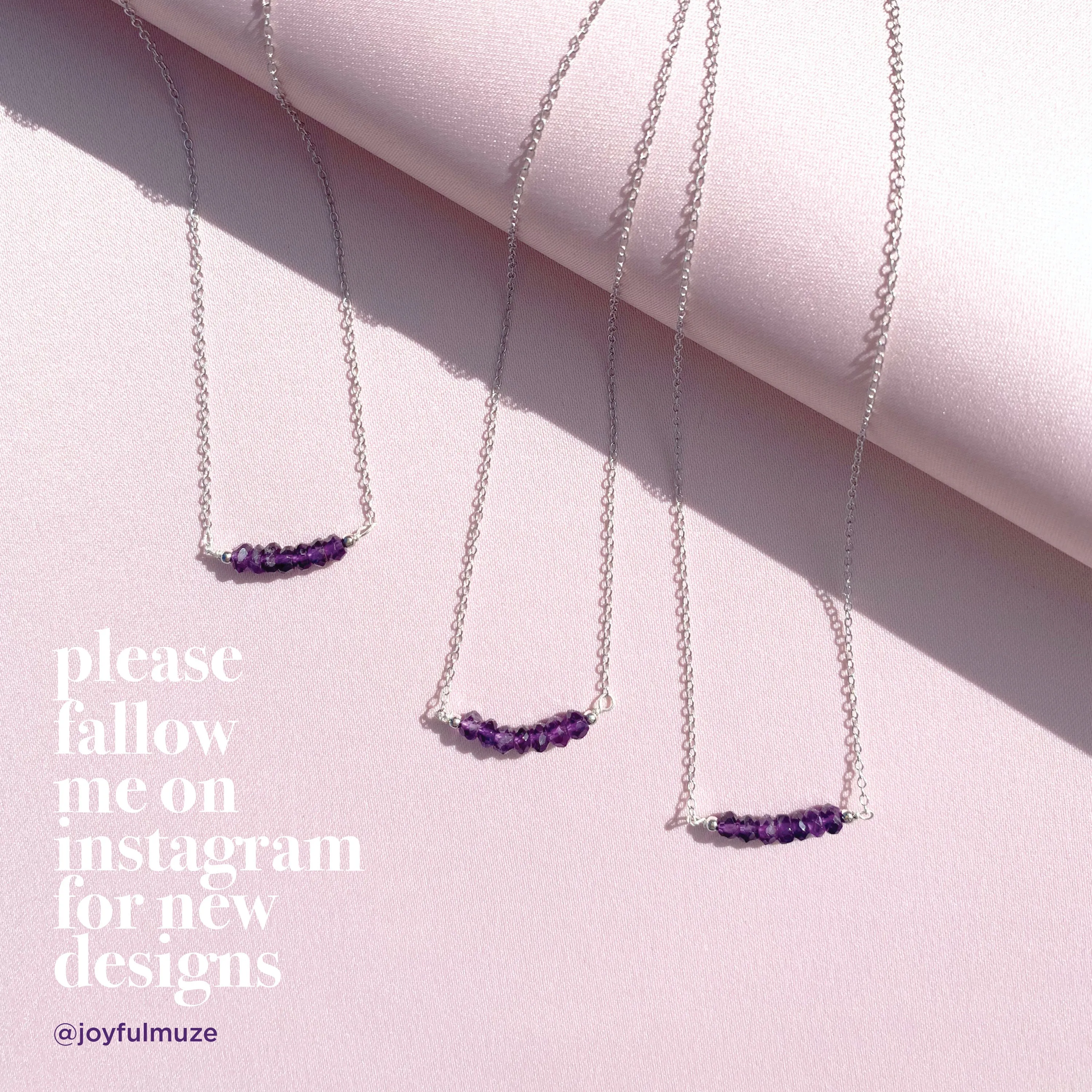 Amethyst Dainty Necklace