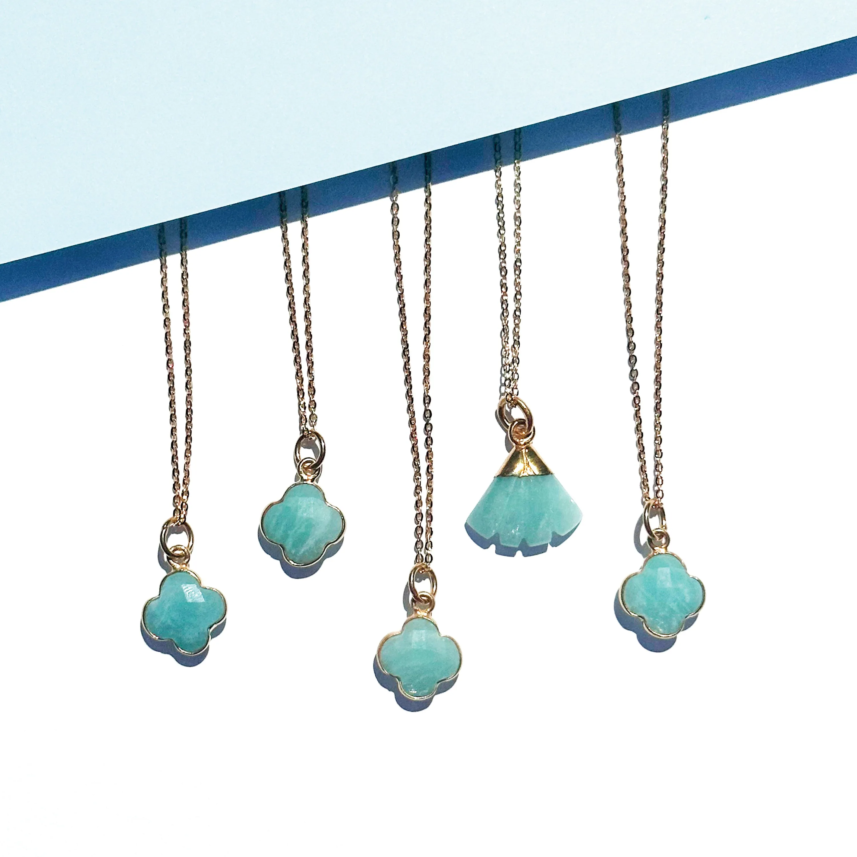 Amethyst Lucky Clover Necklace