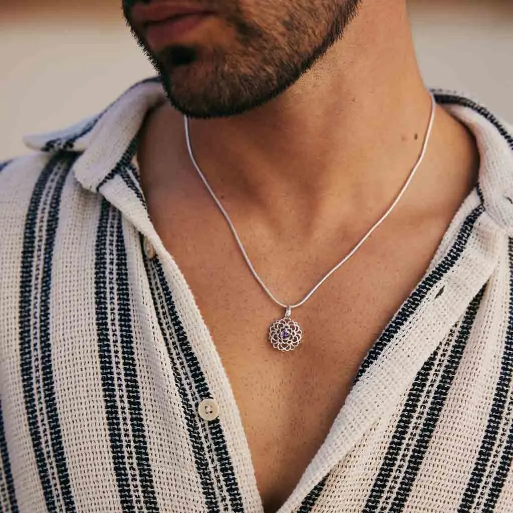 Crown Chakra Men's Necklace