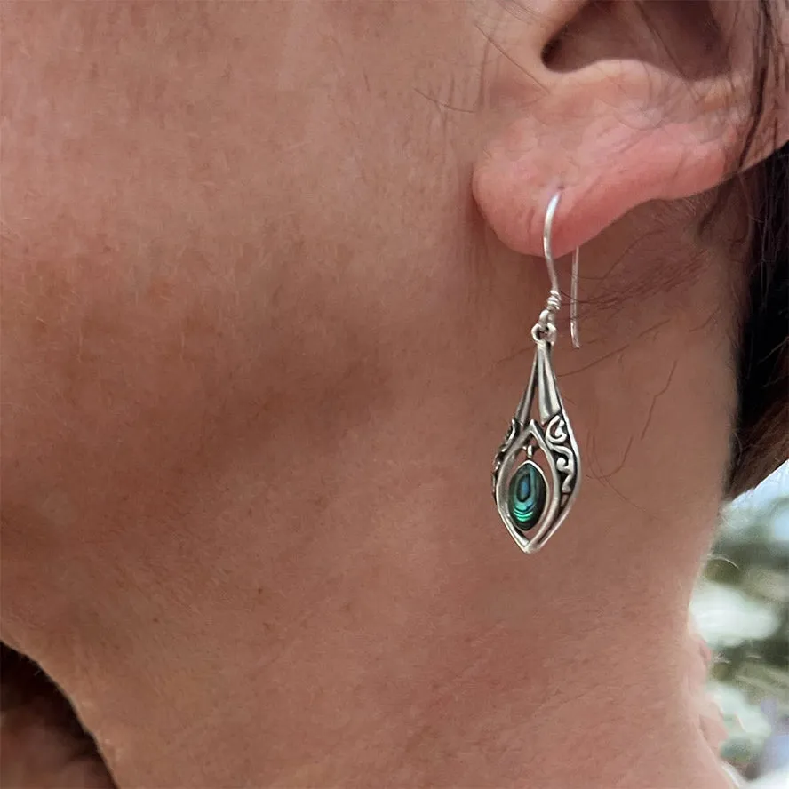 Dewdrop Abalone Earrings