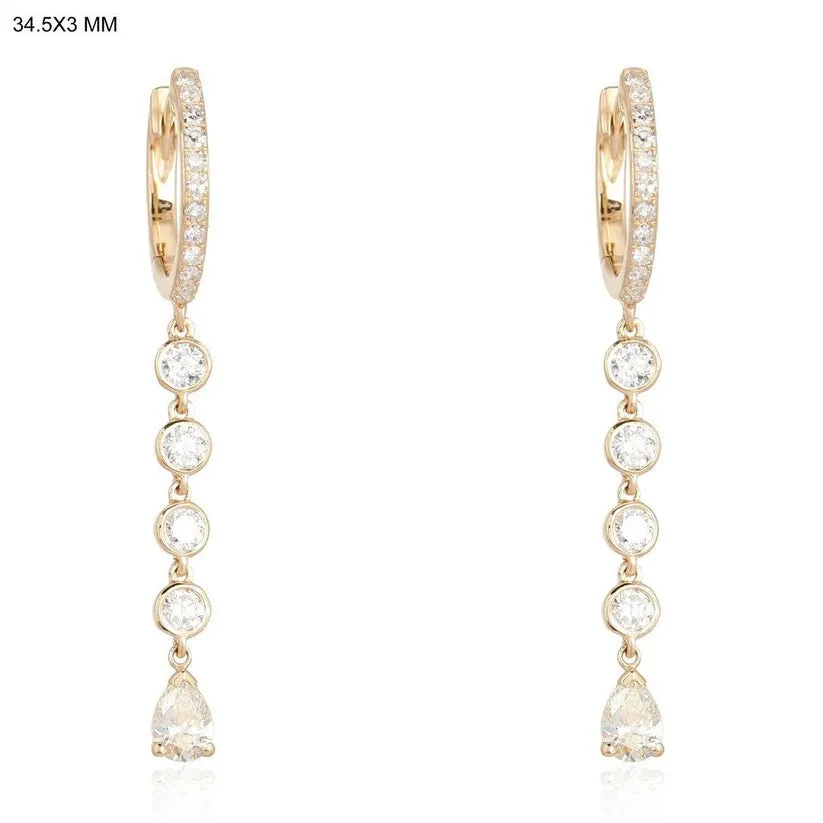 Glistening Light Radiant Drop Earrings