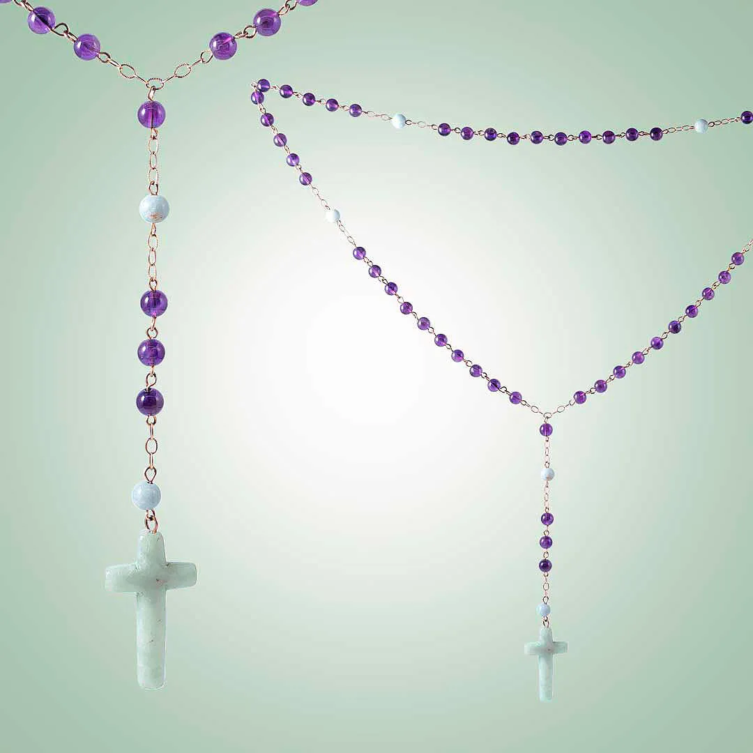 Jade & Amethyst Rosary