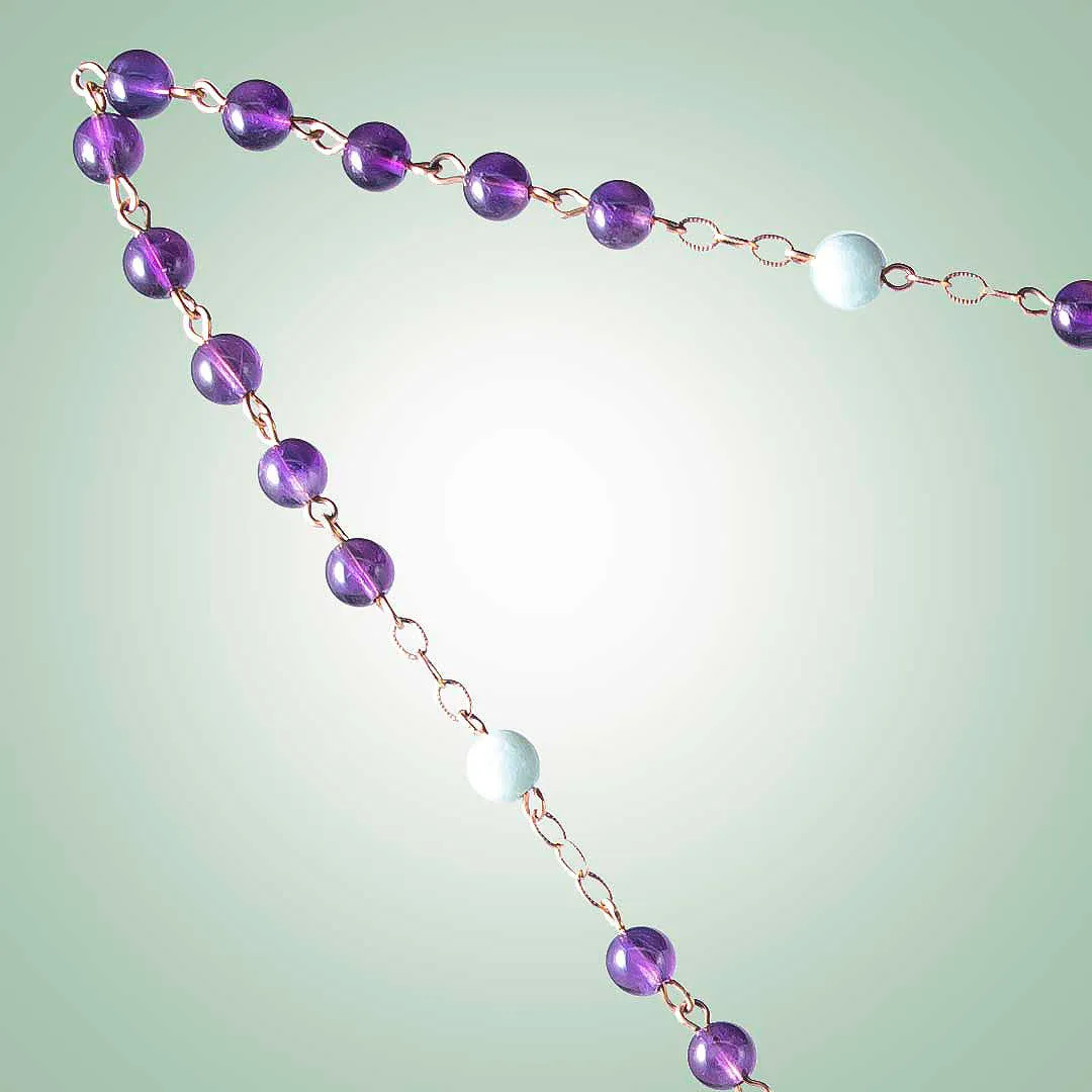 Jade & Amethyst Rosary