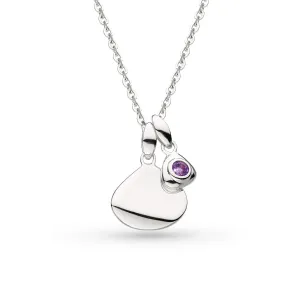 Kit Heath Coast February Amethyst Birthstone Tag Necklace