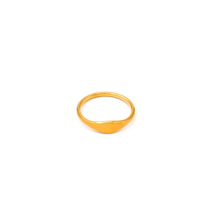 MAY MARTIN Petite Signet GF Ring