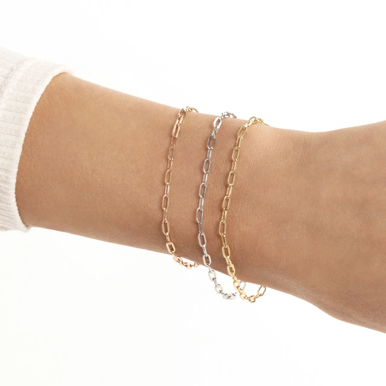Micro Paperclip Bracelet