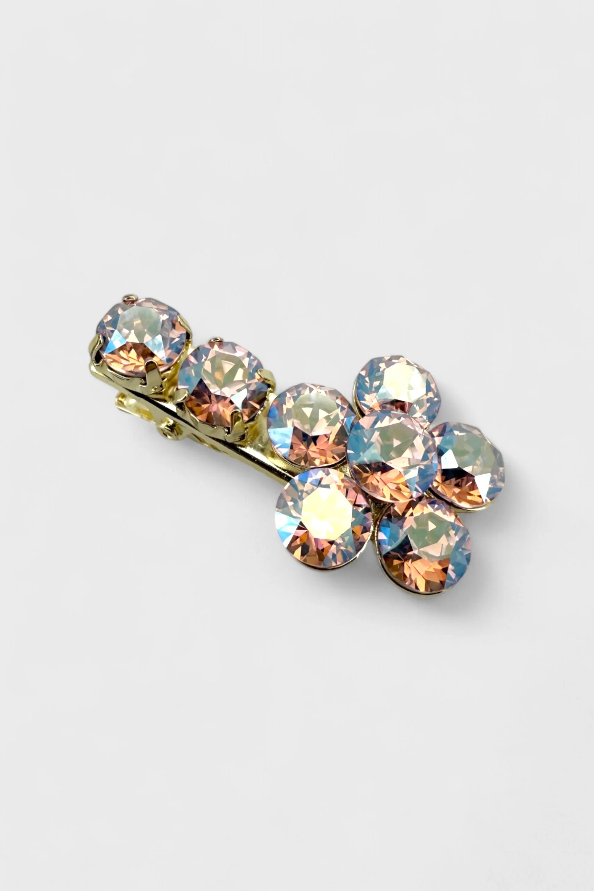 Radiant Flower Mini Hairclip Emerald