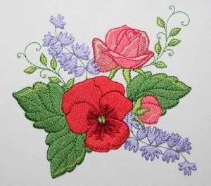 Radiant Red Pansy