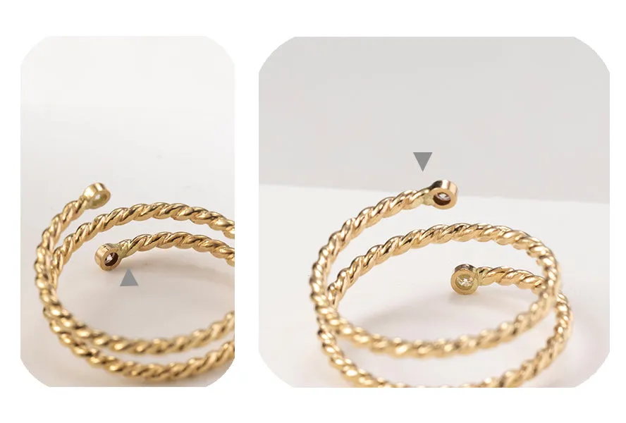 Radiant Twirl Ring
