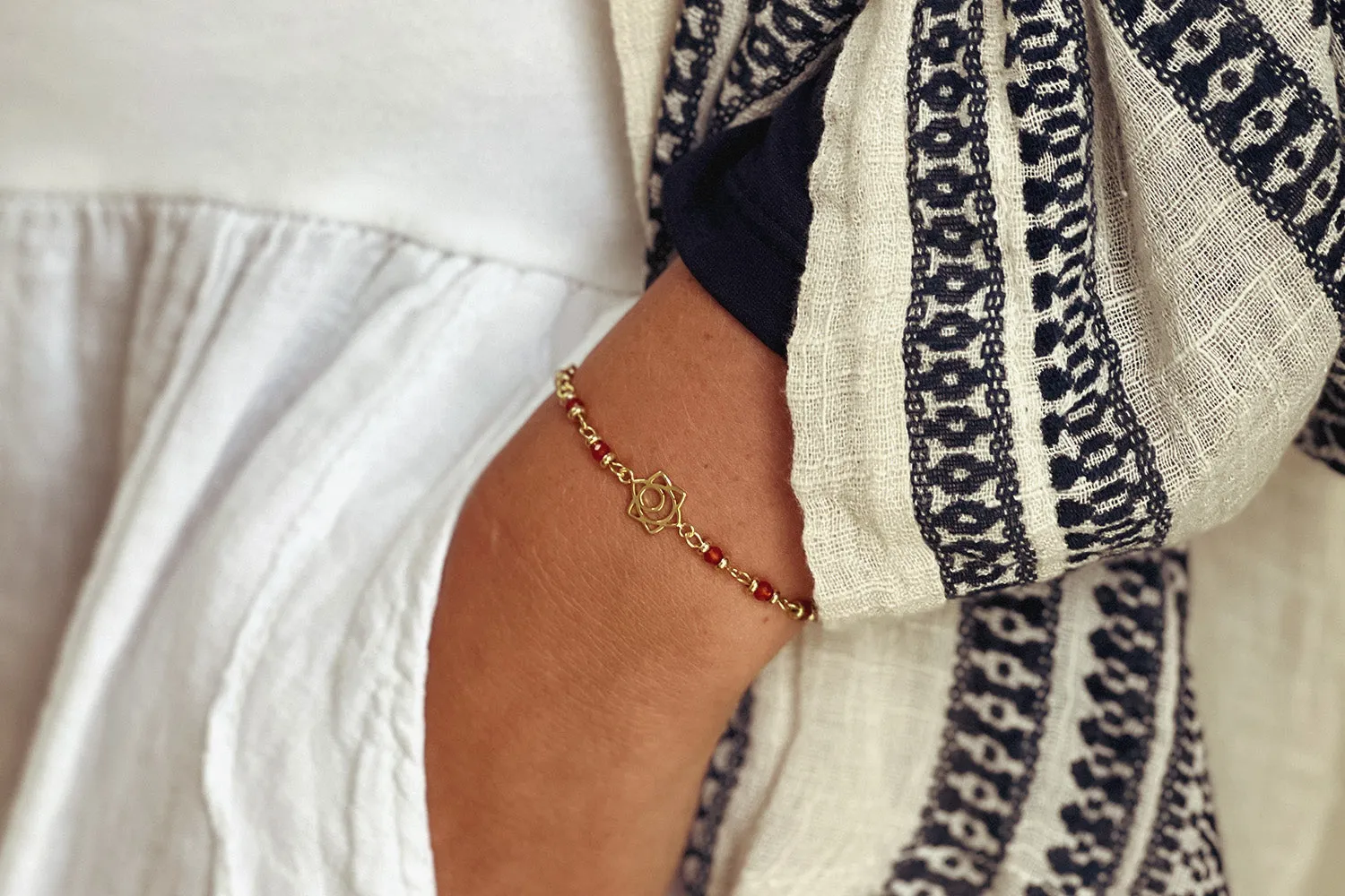 Sacral Chakra Gemstone Bracelet