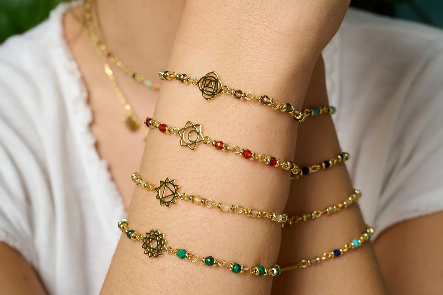 Sacral Chakra Gemstone Bracelet