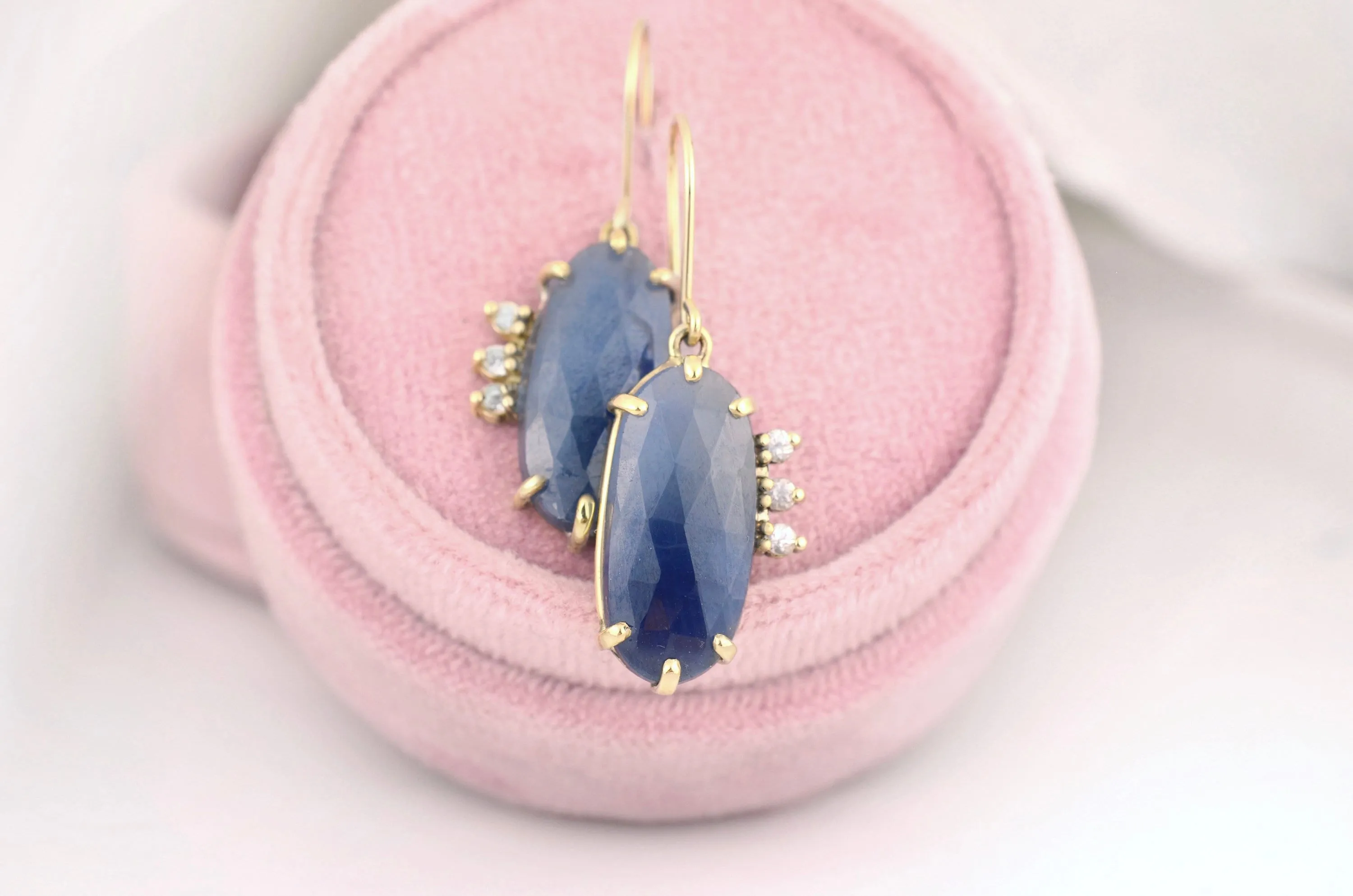 Sapphire Dangle Earrings