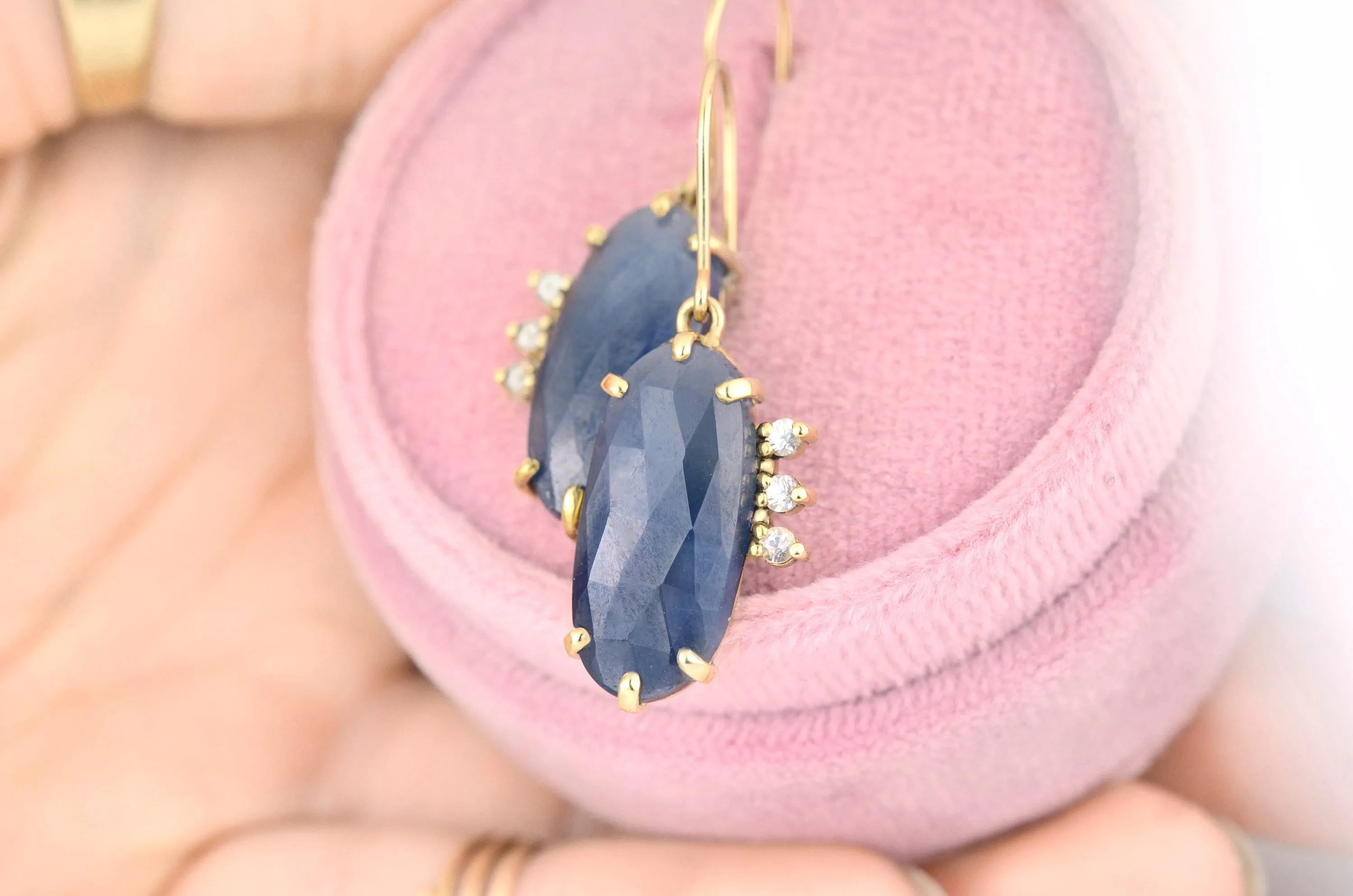 Sapphire Dangle Earrings