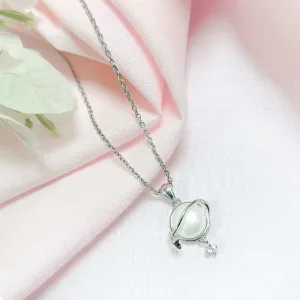 Saturn Pearl Necklace