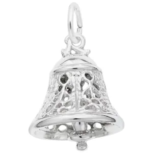 SILVER FILIGREE BELL CHARM