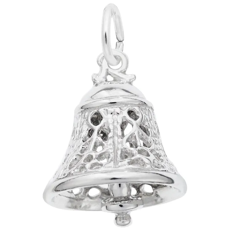SILVER FILIGREE BELL CHARM