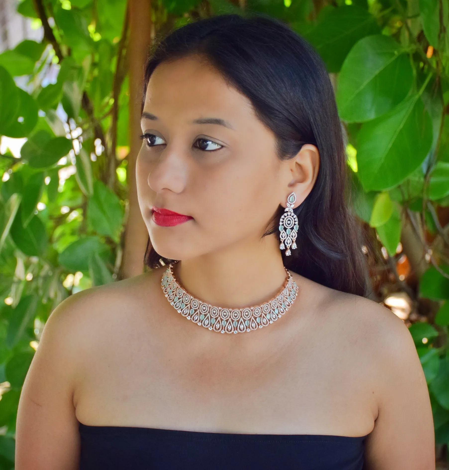 Zircon/AD Choker Set 18478-5660