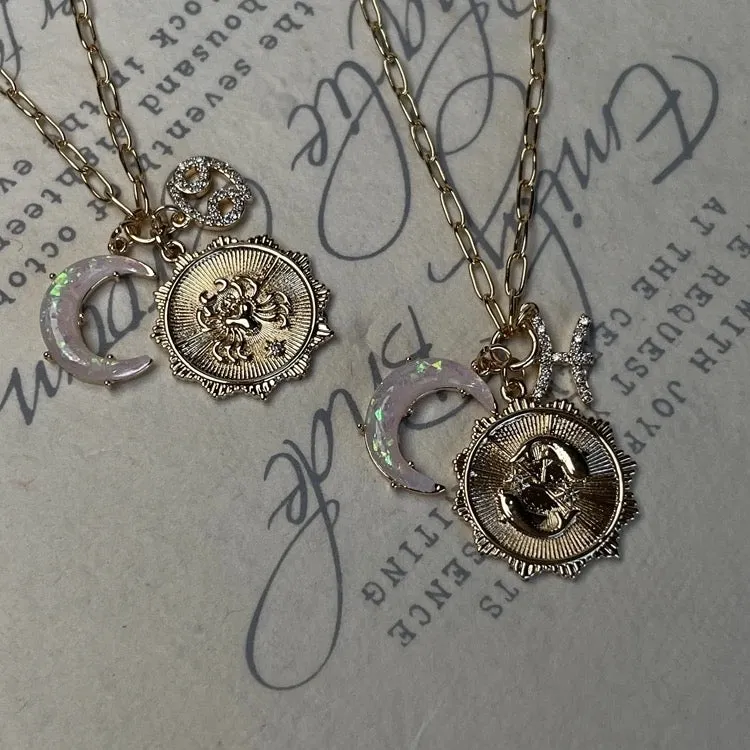 Zodiac Opal Necklace
