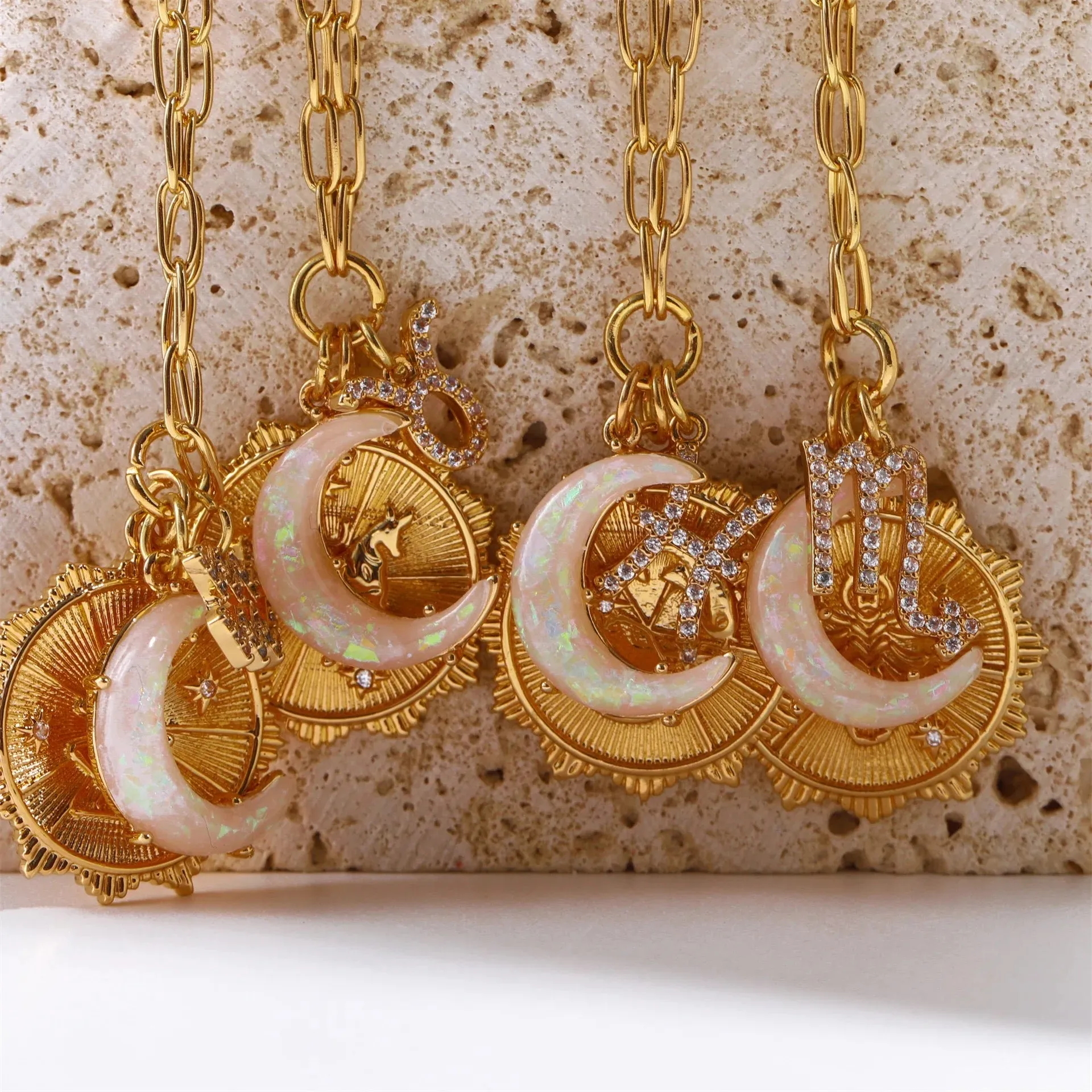 Zodiac Opal Necklace